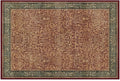 RUGGABLE x Morris & Co Machine Washable Christmas Area Rug – Acorn Amber Red 2x3, Stain-Resistant, Non-Slip – Small Rugs for Living Room, Bedroom, Hallway, Entryway & Bathroom–with Standard Pad