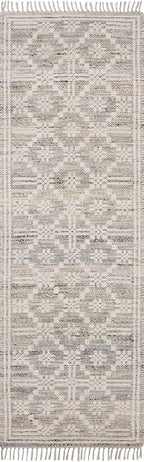 Loloi Angela Rose Rivers Collection RIV-02 Lagoon/Ivory 8'-6" x 11'-6" Reversible Area Rug