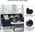 Signature Design by Ashley SimpleJoy Contemporary Sofa for Living Room, Blue