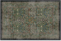 RUGGABLE x Morris & Co Washable Area Rug– Blackthorn Forest Green 2x3, Stain-Resistant, Non-Slip – Small Machine Washable Rugs for Living Room, Bedroom, Hallway, Entryway & Bathroom–with Standard Pad