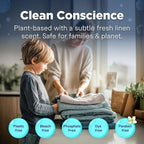 Laundry Detergent Sheets - Travel Laundry, Eco Friendly Detergent, Lightweight Dissolvable Washer Sheets for Fresh & Clean Clothes, Zero Waste Laundry Soap Sheet Up to 100 Loads By Blue Bubble