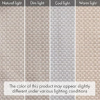 Madison Park Galen Cordless Roman Shade, 33"W x 64"H, Sheen Taupe – Room Darkening, Thermal Insulated, Energy Efficient Window Blind with Subtle Sheen Basketweave Fabric for Privacy
