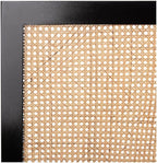 SAFAVIEH Home Collection Vienna Black Cane Full Headboard Platform, Double (HBD8004B-F)