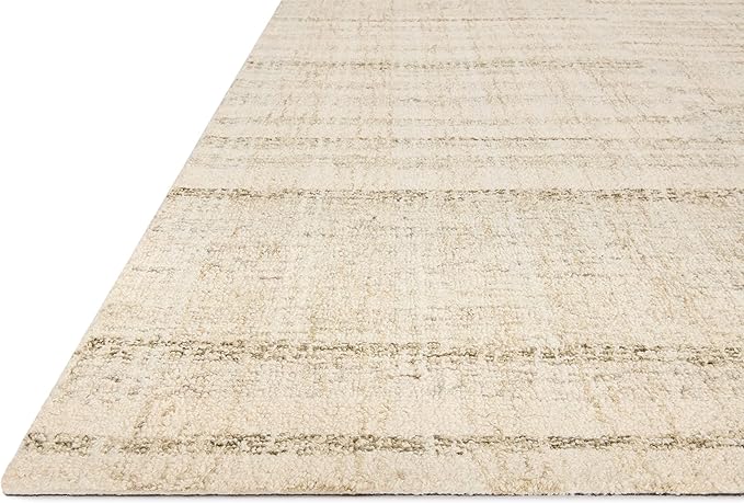 Loloi Chris Loves Julia Chris Collection CHR-02 Natural/Sage 9'-3'' x 13', .50" Pile Height, Area Rug