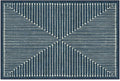 RUGGABLE x Jonathan Adler Machine Washable Modern Area Rug – Inkdrop Lapis Blue 2x3, Stain-Resistant, Non-Slip – Small Rugs for Living Room, Bedroom, Hallway, Entryway & Bathroom–with Cushioned Pad