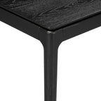 NTC Mingle 47-Inch Console Table, Modern Solid Wood Entryway Table with Hidden Drawer, Waterproof & Heat Resistant, Narrow Table for Hallway, Living Room & Foyer, Burnt Black