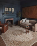 Loloi Magnolia Home by Joanna Gaines Junie Collection JUE-04 Natural/Clay 2'-7" x 8'-0", .38 Pile Height, Runner Rug