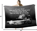 Baseball Throw Blanket for Kids & Adults - Soft, Warm, Cozy Fleece for Couch, Sofa, Bed - 50"x60"