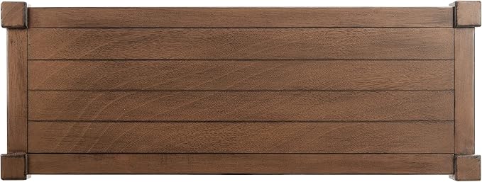 SAFAVIEH Home Collection Rafiki Brown Lower Shelf Console Table CNS5714C