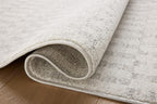 Loloi Kamala Collection KAM-05 Ivory/Grey 2'-7" x 8'-0" Runner Rug