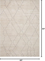 Loloi Darby Collection DAR-03 Sand/Charcoal 5'-3" x 7'-6" Area Rug