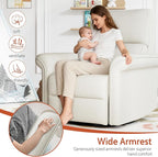 Recliner Chair, 270 Power Swivel Rocker Recliner Chair for Adults, Rocking Glider Recliners for Small Spaces, Glider Nursery Rocking Chairs for Home Theater Living Room Bedroom Nursery