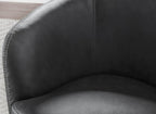 Parker Living Barolo - Vintage Slate 100% Italian Leather Swivel Club Chair