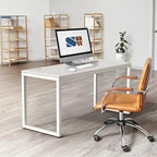 SHW 48-Inch Commercial-Grade Office Computer Desk, White