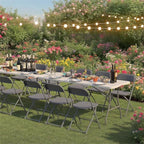 80 Pack Plastic Grey Folding Chairs,Portable Party Chairs Stackable Commercial Seats with Steel Frame for Office Home Outdoor Indoor Wedding Party Patio Dinning Events,350lbs Capacity