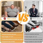 Tall Man Oversized Dual Motor Power Lift Recliner w/Heat Massage, Large Lay Flat Sleeper Electric Recliner with Extended Footrest for Elderly, Lumbar Pillow, USB & Type-C Ports, Plush-Brown
