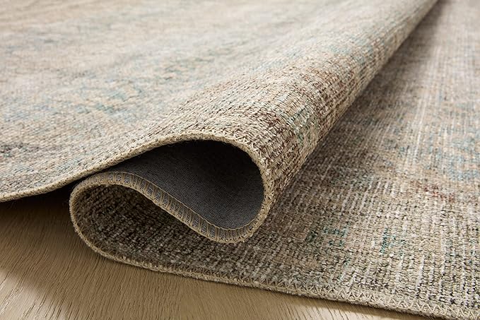 Loloi Angela Rose Aubrey Collection AUB-03 Jade/Natural 2'-6" x 9'-6", .19" Pile Height, Runner Rug