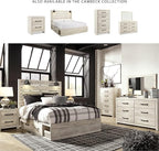 Signature Design by Ashley Cambeck Industrial 5 Drawer Chest with Safety Stop, Whitewash