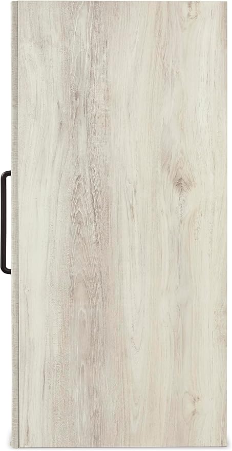 Signature Design by Ashley Cambeck Industrial 5 Drawer Chest with Safety Stop, Whitewash