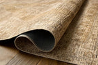 Loloi Amber Lewis Cambria Collection CBR-03 Taupe/Antique Bronze 2'-0" x 5'-0" Accent Rug Jute, Neutral, Vintage Style, Antique Tone, Living, Bedroom, Dining, Carpet