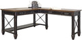 Martin Furniture Hartford Open L-Shaped Desk, Brown
