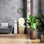 TUOXINEM Small Bathroom Storage with Dual Rods, Over The Toilet, Slim Toilet Paper Storage with 4 Tier Design, Fit Mega Roll (White)