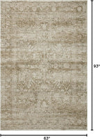 Loloi Amber Lewis Honora Collection HON-01 Khaki/Beige 5'-3" x 7'-9" Area Rug