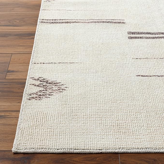 Livabliss x Becki Owens Rivi Moroccan Area Rug , 2'2" x 3'9", Cream/Charcoal