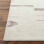 Livabliss x Becki Owens Rivi Moroccan Area Rug , 2'2" x 3'9", Cream/Charcoal