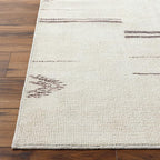 Livabliss x Becki Owens Rivi Moroccan Area Rug , 7'10" x 10', Cream/Charcoal