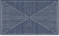 RUGGABLE x Jonathan Adler Machine Washable Modern Area Rug – Inkdrop Lapis Blue 3x5, Stain-Resistant, Non-Slip – Small Rugs for Living Room, Bedroom, Hallway, Entryway & Office–with Cushioned Pad