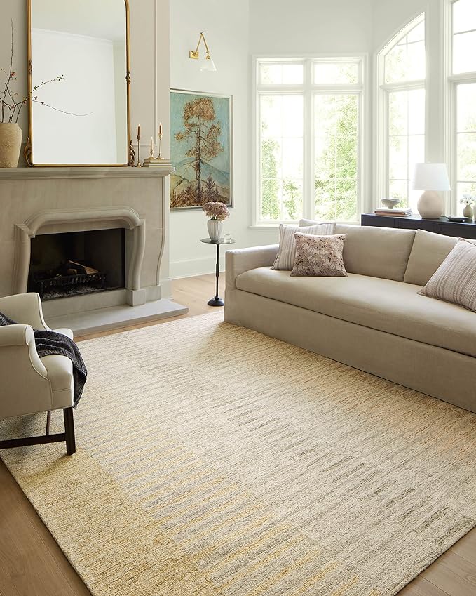 Loloi Chris Loves Julia Chris Collection CHR-01 Dove/Santa Fe 5'-0'' x 7'-6'', .50" Pile Height, Area Rug