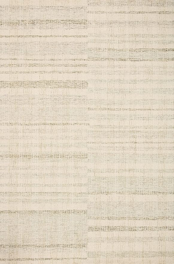Loloi Chris Loves Julia Chris Collection CHR-02 Natural/Sage 9'-3'' x 13', .50" Pile Height, Area Rug
