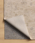 Loloi Chris Loves Julia Louisa Collection LOI-01 Oatmeal/Stone 2'-7" x 12'-0", .38" Pile Height, Runner Rug