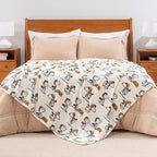 Berkshire Blanket Peanuts® VelvetLoft® Cute Character Snoopy Plush Blanket,Peanuts Red Baron,Twin 60 in x 90 in (Official Peanuts® Product)