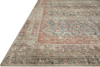 Loloi Angela Rose Aubrey Collection AUB-03 Ocean/Spice 2'-6" x 12'-0", .19" Pile Height, Runner Rug