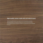 SIMPLIHOME Lowry Desk - 54-Inch Wide Solid Walnut Veneer and Metal Writing Desk, Modern Industrial Home Office Computer Table for Workspace with 2 Drawers and Flip-Down Keyboard Tray