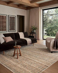 Loloi Amber Lewis Molly Collection MOL-01 Natural/Denim 9'-6" x 13'-6" Low Pile Area Rug