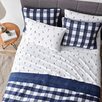 Eddie Bauer - Flannel Sheets Queen Size, Anti-Pilling & Wrinkle Resistant Cotton, Touchably Soft for All-Season Comfort - Bed Sheets with Matching Pillowcases & Fitted Sheet (Ski Slope White)
