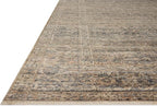 Loloi Amber Lewis Molly Collection MOL-04 Navy/Blush 9'-6" x 13'-6" Low Pile Area Rug