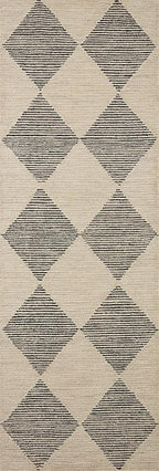 Loloi Chris Loves Julia Francis Collection FRA-01 Beige/Charcoal 5'-0" x 7'-6" Area Rug