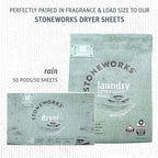 Grab Green Stoneworks Laundry Detergent Pods, Powered by Naturally Derived Plant & Mineral-Based Powder, Unscented, 50 Loads (Pack of 1) - EPA Safer Choice Certified