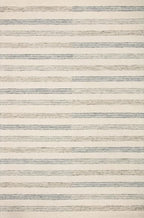 Loloi Chris Loves Julia Chris Collection CHR-05 Ivory/Slate 2'-6'' x 7'-6'', .50" Pile Height, Runner Rug