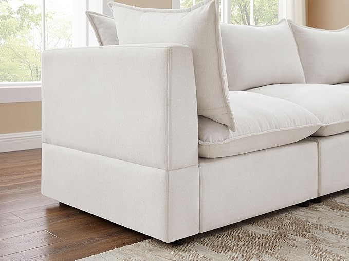 VANOMi Modular Sectional Sofa, 8 Seater Sleeper Sectional Sofa Modular Sectional Couch for Living Room, Sofa Bed-L