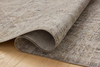 Loloi Chris Loves Julia Ida Collection IDA-06 Slate/Natural 11'-6" x 15'-6", .19" Pile Height, Area Rug