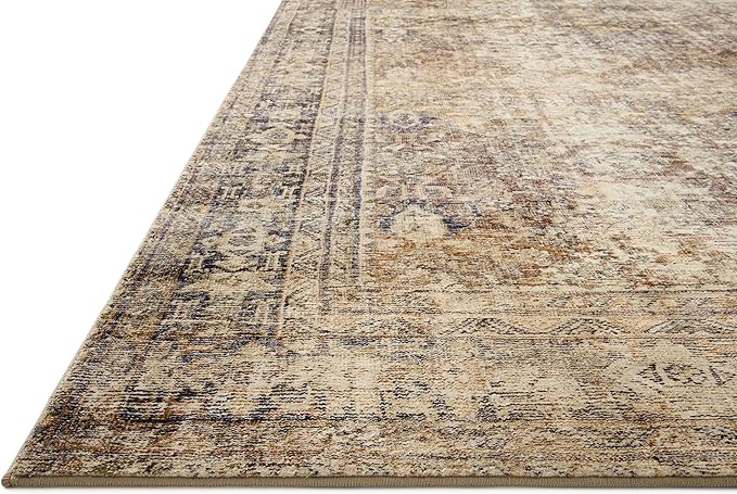 Loloi Amber Lewis Morgan Collection MOG-01 Sunset/Ink 2'-3" x 7'-6" 38" Thick Runner Rug feat. CloudPile, Neutral, Room Décor, Vintage Inspired, Livingroom, Bedroom, Dining Area