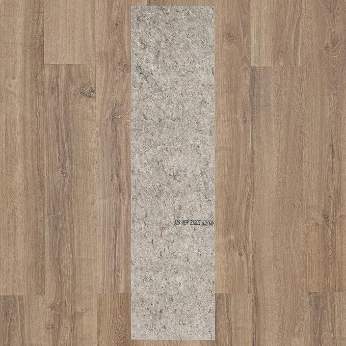 Mohawk Home 2' 6" x 8' Non Slip Grip Rug Pad 1/4" Thick Dual Surface Felt Cushion + Rubber Gripper - Safe for All Floors
