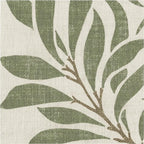 RUGGABLE x Morris & Co Washable Area Rug– Pure Willow Boughs Green 8x10, Stain-Resistant, Non-Slip – Large Machine Washable Rugs for Living Room, Bedroom, Hallway, Entryway & Office–with Standard Pad