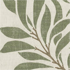 RUGGABLE x Morris & Co Machine Washable Area Rug – Pure Willow Boughs Green 4x6, Stain-Resistant, Non-Slip – Medium Rugs for Living Room, Bedroom, Hallway, Entryway & Office–with Cushioned Pad