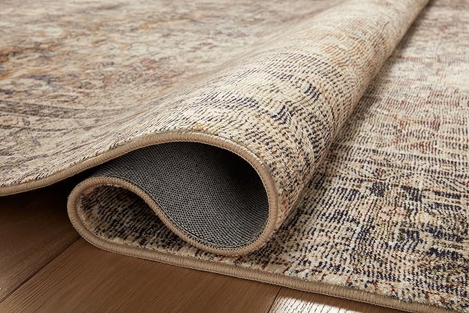 Loloi Amber Lewis Morgan Collection MOG-01 Sunset/Ink 2'-3" x 9'-6" 38" Thick Runner Rug feat. CloudPile, Neutral, Room Décor, Vintage Inspired, Livingroom, Bedroom, Dining Area